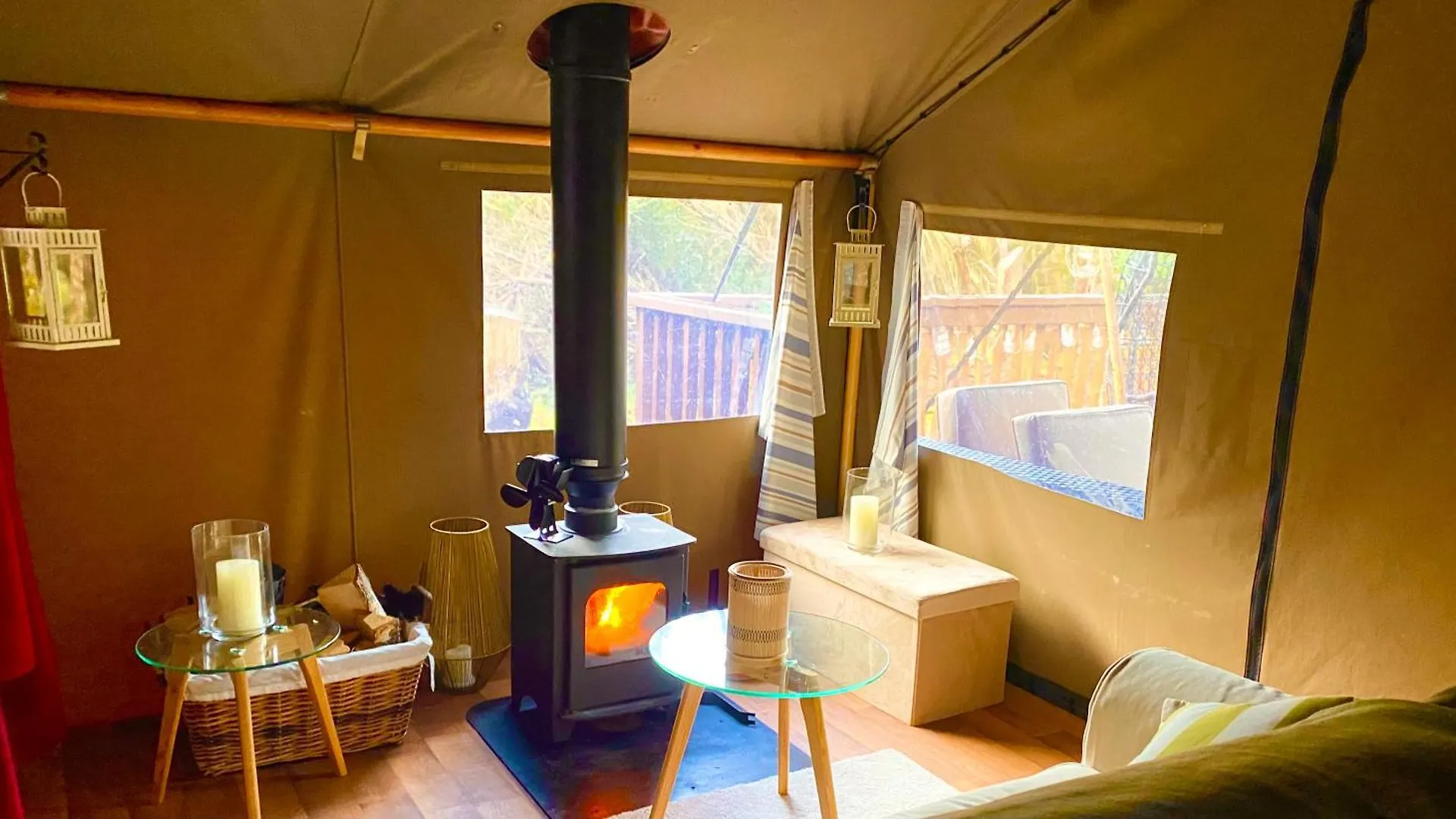 Luxury tent Luxury Tree Top Glamping Safari Tent Killarney Ireland